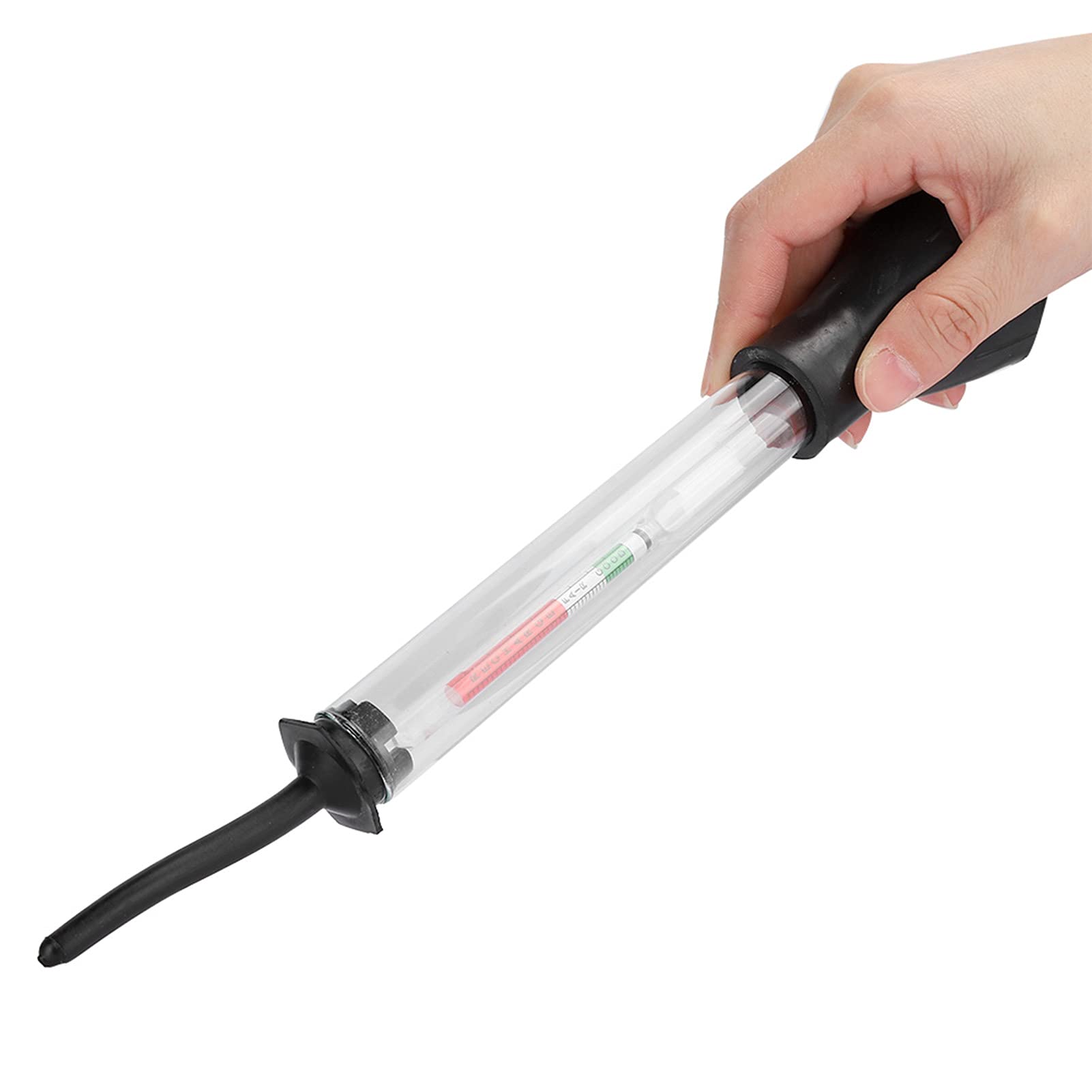 FOLOSAFENAR Batterie-Hydrometer für Blei-Säure, Batterie-Elektrolyt-Hydrometer mit Professioneller Prüfung von Säure und Alkali Zur Messung der Dichte von Batterie-Flüssigkeiten von FOLOSAFENAR