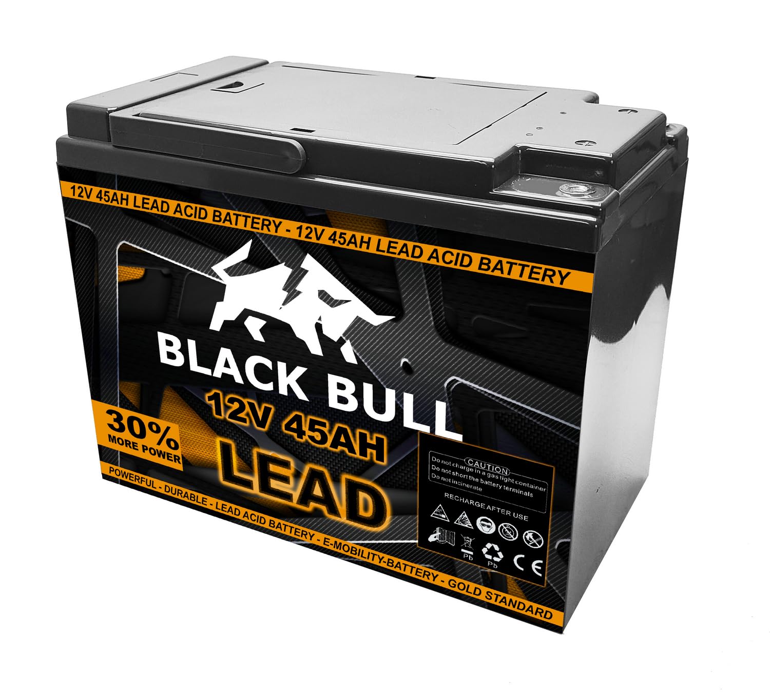 FORÇA Blackbull pro 12V 45AH Akku Zyklenfest XXL Schraubanschluss Akku für Kabinenfahrzeuge Elektrofahrzeuge ECONELO AKTIVIMO ECABINO… von FORÇA