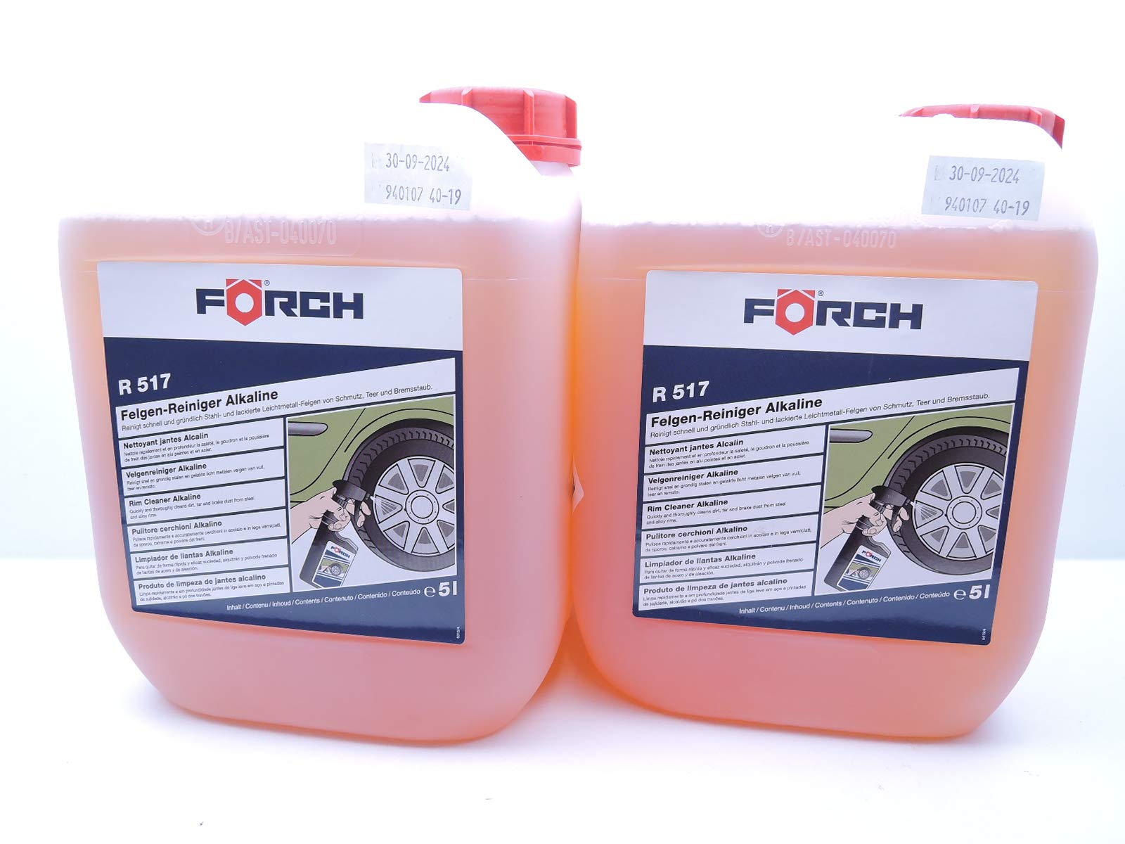 FORCH R517 Alkaline ALU ALUFELGEN Reiniger FELGEN (2) von FORCH