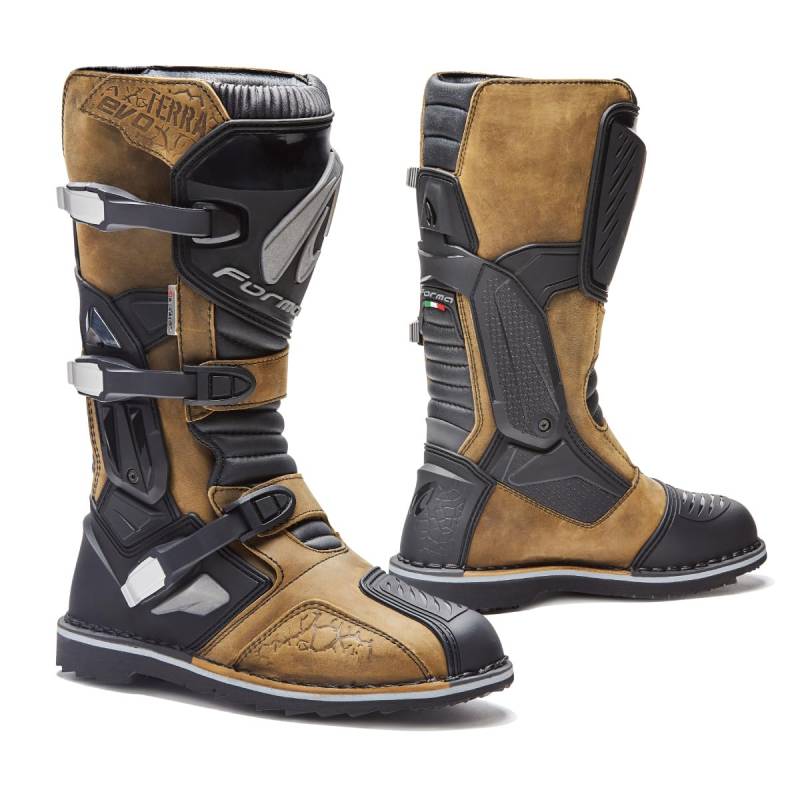 Forma Motorradstiefel Terra Evo WP, Braun von FORMA