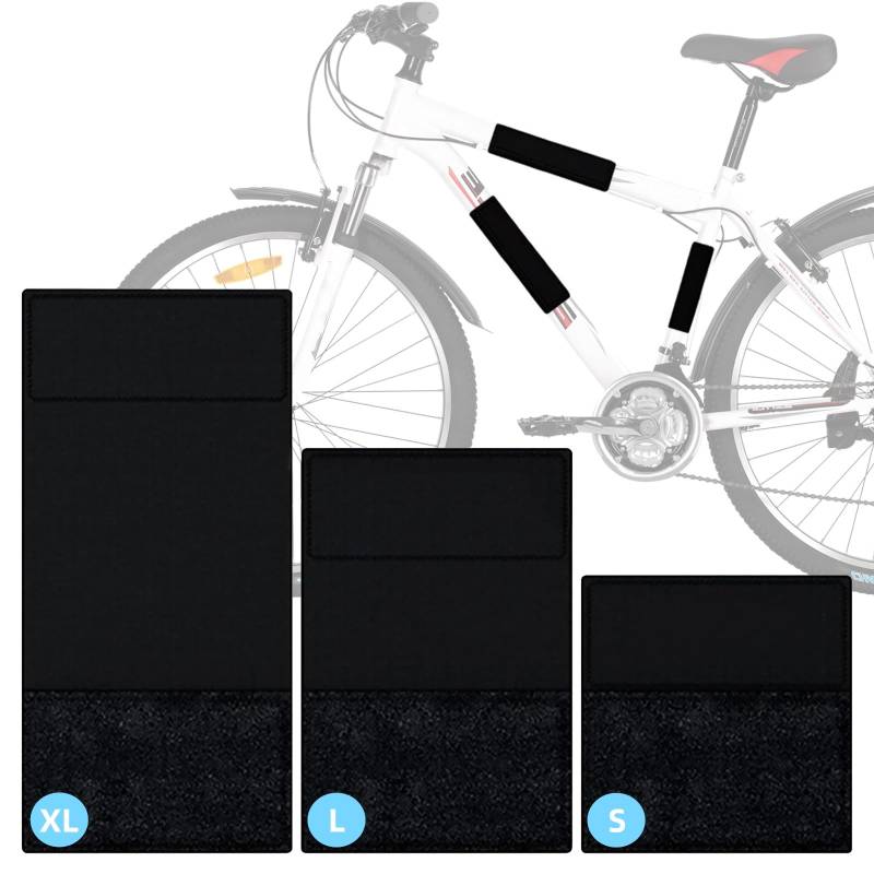 FORYNXHWIN Fahrrad Rahmenschutz mit 3 verschiedenen Größen Transportschutz für Fahrradträger,Carbon Rahmenschutz Fahrradträger,Transportschutz Passend für Fahrradträger,Fahrrad Zubehör von FORYNXHWIN