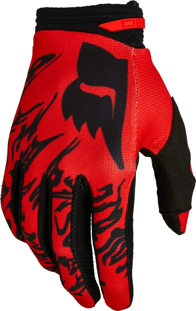 180 Peril Gloves Fluo Red M von Fox Racing