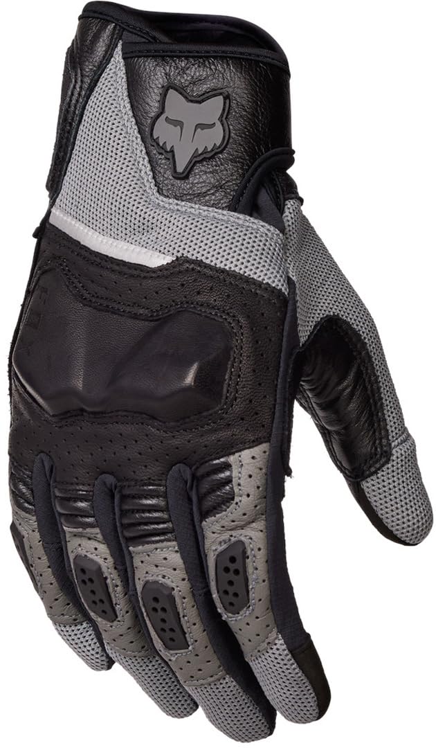 FOX Bomber Pro Air Adv Motocross Handschuhe, schwarz/grau, 2XL von FOX