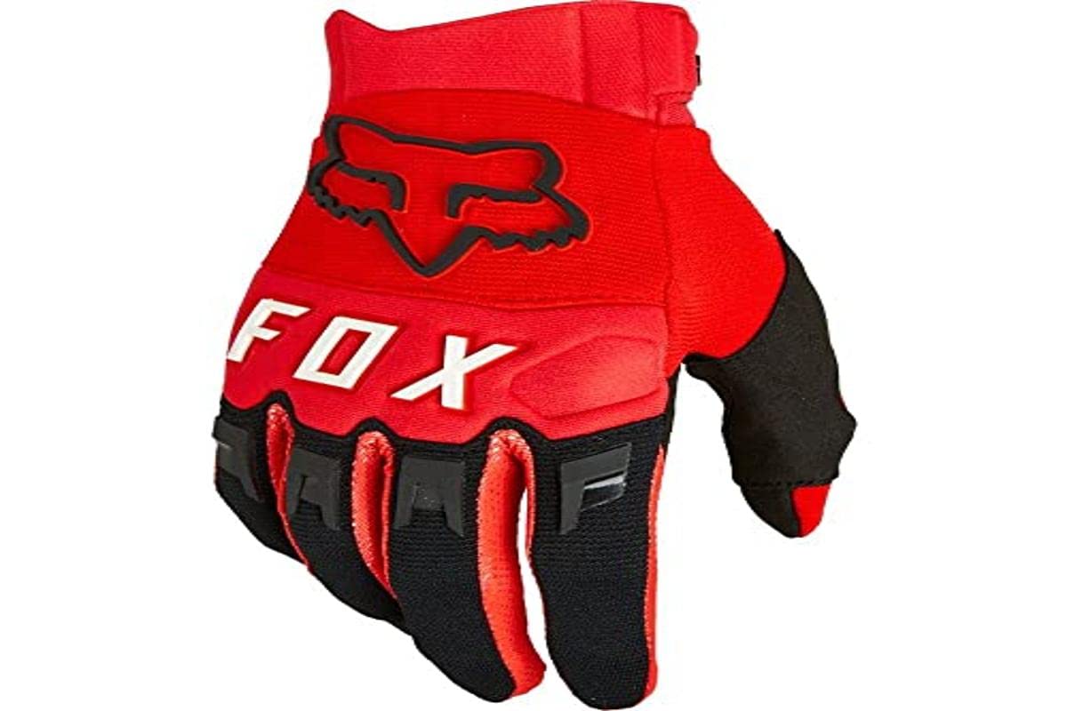 FOX Dirtpaw Motorrad Cross Enduro Fahrradhandschuhe Fluoreszierendes Rot M von Fox Racing