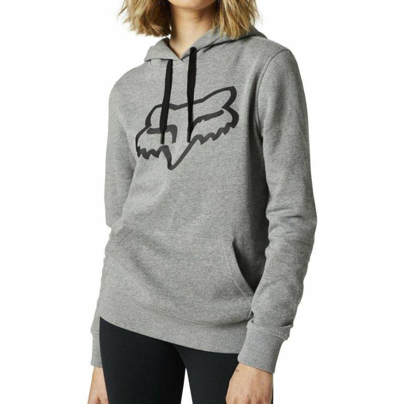 FOX Womens Boundary Pullover Hoodie Heather Graphithe M von Fox Racing