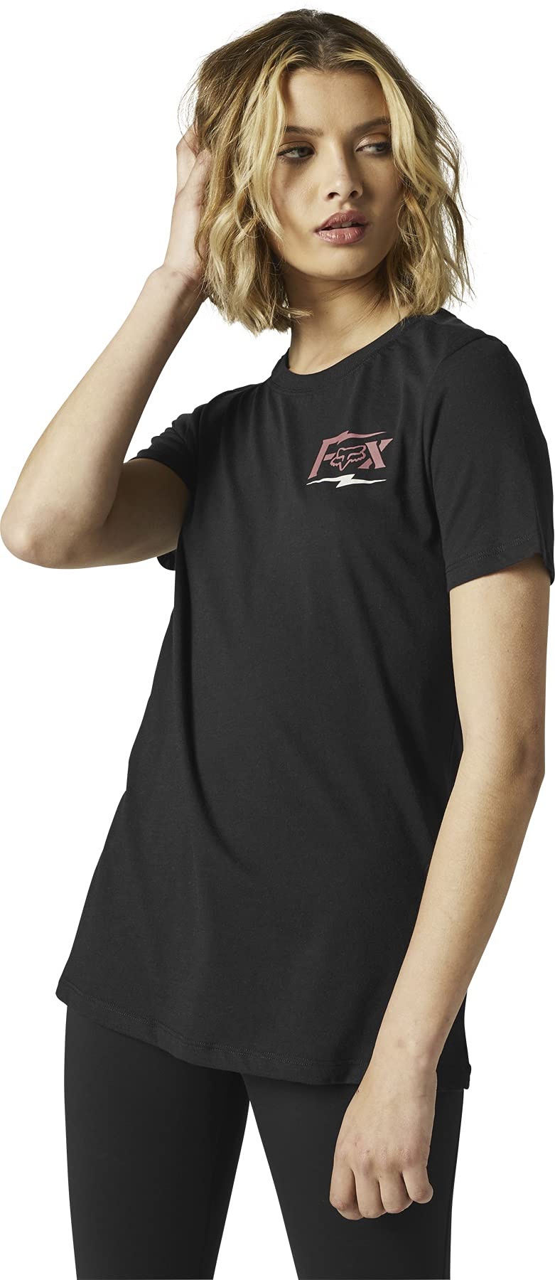 FOX Womens Pushin Dirt Tee Black XS von Fox Racing