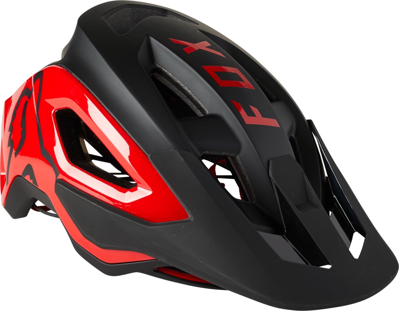 Fox Racing Speedframe Pro - Unisex - Mountainbike Helm, herausragende Sicherheit, optimaler Komfort,Black/RD,S von Fox Racing