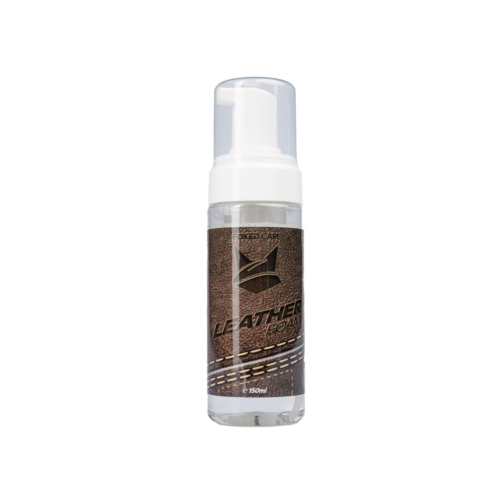 FOXED Care - Leather Foam Lederreiniger 150 ml - Geeignet für Kunstleder & Echtleder - Für stark beanspruchte Leder Oberflächen von FOXED