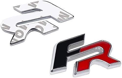 FR 3D Auto Chrom Badge Schriftzug Aufkleber Auto Tuning Emblem Zubehör von FOXZY