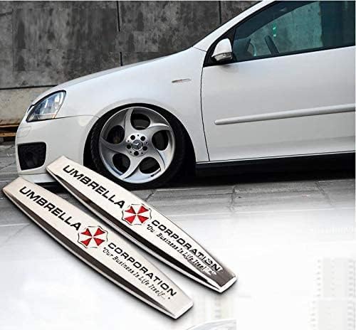 Umbrella Corporation 3D Auto Chrom Badge Schriftzug Aufkleber Auto Tuning Emblem Zubehör von FOXZY