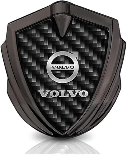 für Volvo 3D Auto Chrom Badge Schriftzug Aufkleber Auto Tuning Emblem Zubehör von FOXZY