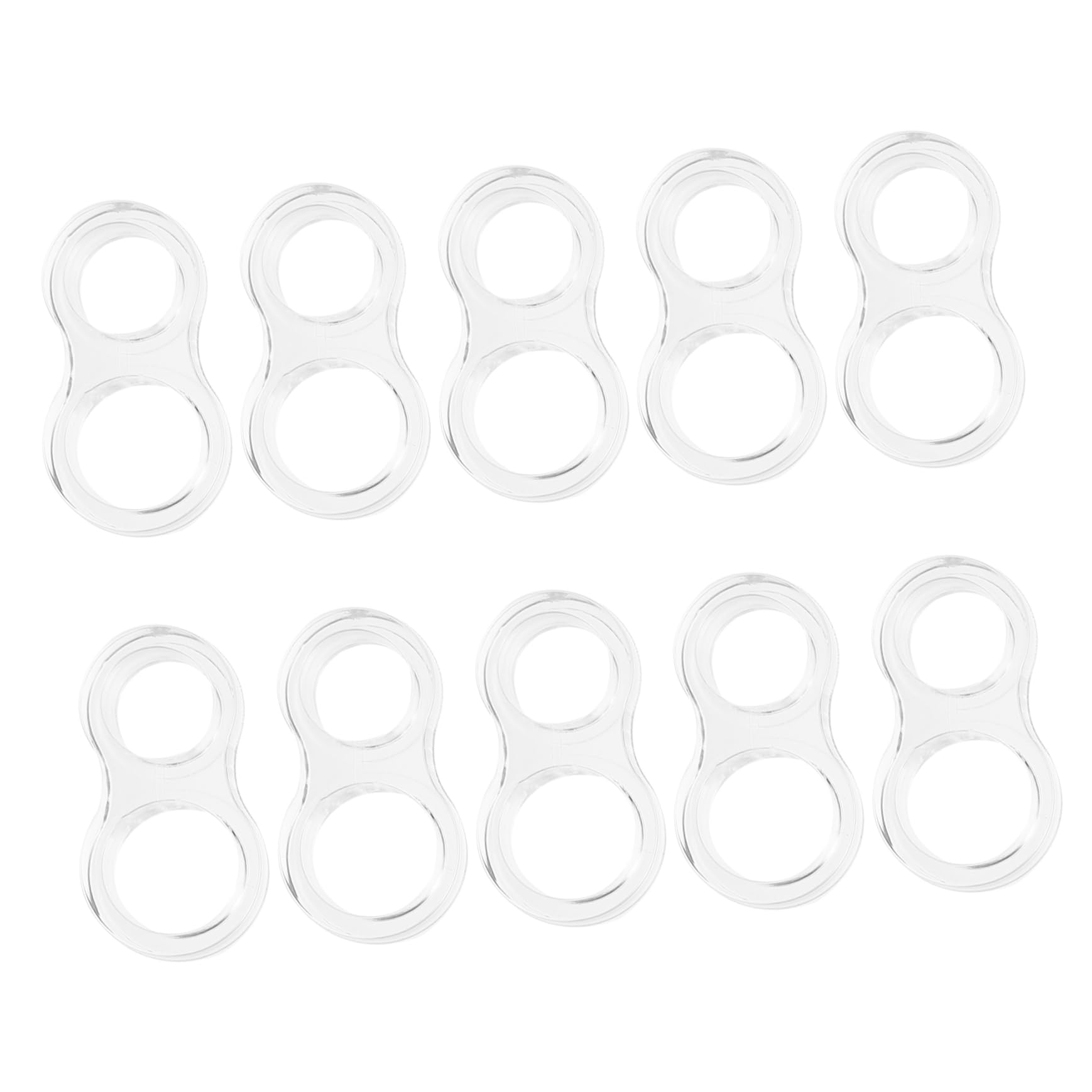 FOYTOKI 10Stücke Transparente Türstopper Ringe Aus Türknopf Kollisionssicheres Kissen Türgriffstopper Und Stoßfänger Für Möbel Und Wände Schutz Vor Kratzern Und Stößen von FOYTOKI