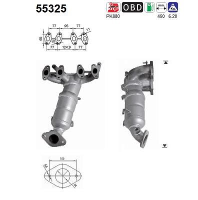 Fppl Katalysator [Hersteller-Nr. 55325] für Fiat von FPPL