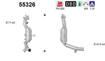 Fppl Katalysator [Hersteller-Nr. 55326] für Alfa Romeo, Fiat, Lancia von FPPL