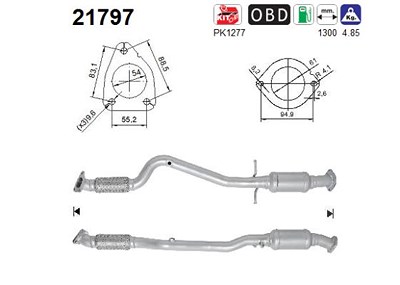 Fppl Katalysator [Hersteller-Nr. 21797] für Opel von FPPL