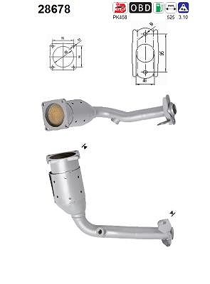 Fppl Katalysator [Hersteller-Nr. 28678] für Peugeot von FPPL