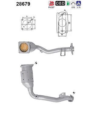 Fppl Katalysator [Hersteller-Nr. 28679] für Citroën, Peugeot von FPPL