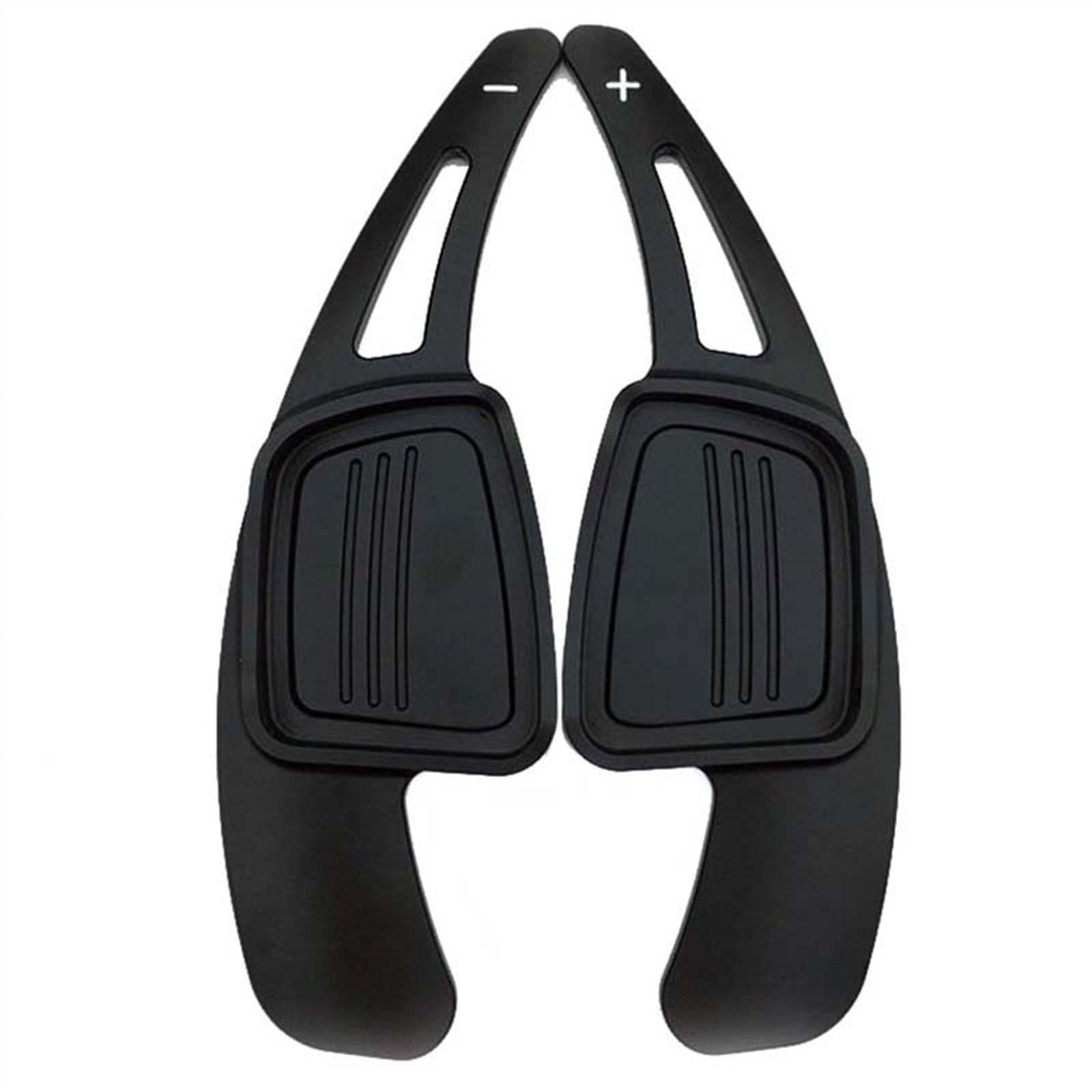 FPQOVV Car Shift Paddles Kompatibel Mit A3 S3 Für Facelift S4 B9 A5 S5 Q2 Q5 2017 Auto-Schaltwippenverlängerung Lenkrad-Schaltwippe, 2 Stück(Black) von FPQOVV