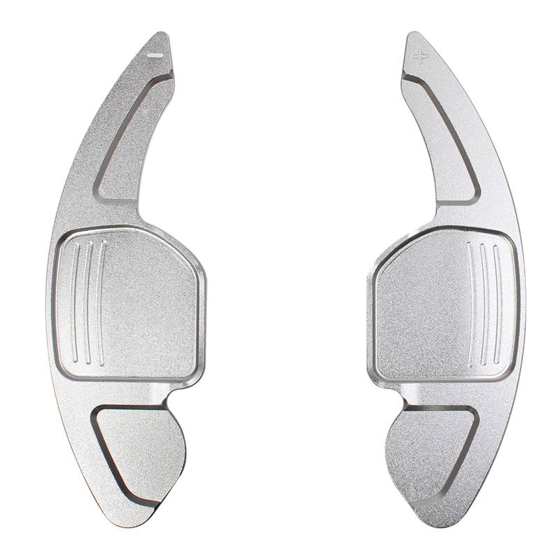 FPQOVV Car Shift Paddles Kompatibel Mit Für A6 C7 2012-2017 Für A7 2011-2017 Lenkradschaltpaddel Erweiterte Schaltpaddel Autoinnenraum(Silver) von FPQOVV