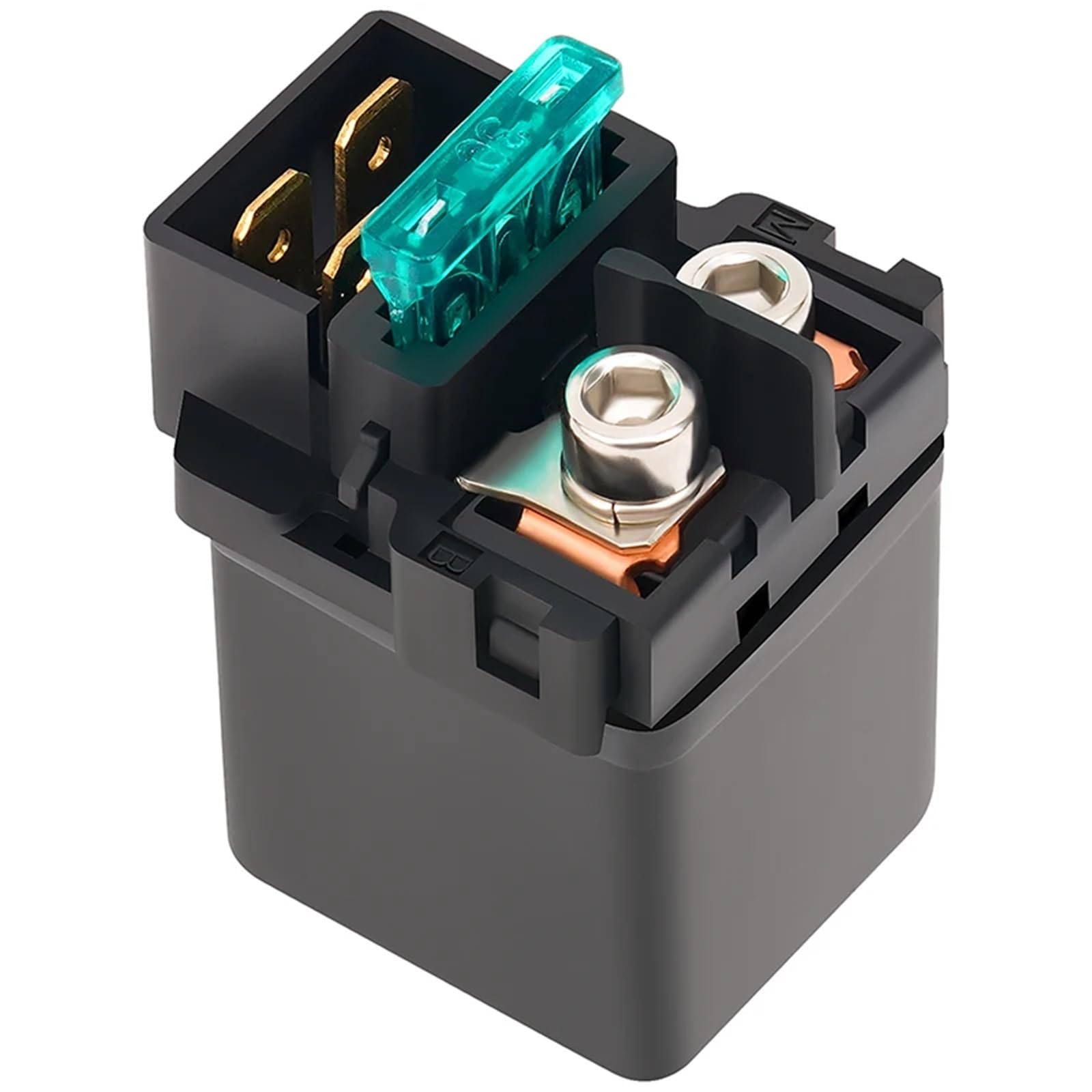 FPQOVV Motorcycle Starter Relay Kompatibel Mit Für KFX700 KSV700A KSV700B 2004–2009 KFX700 KSV700C 2006 Anlasser-Solenoid-Isolator, Spannungsempfindliches Relais 27010–1376 von FPQOVV