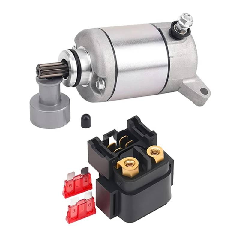 FPQOVV Motorcycle Starter Relay Kompatibel Mit YFZ450RSE 2009–2012 Für YFZ450SE 2005–2007 Für YFZ450SP 2008 Special Edition Anlasser Und Für Relais 5TG-81800-00-00(1 Set) von FPQOVV