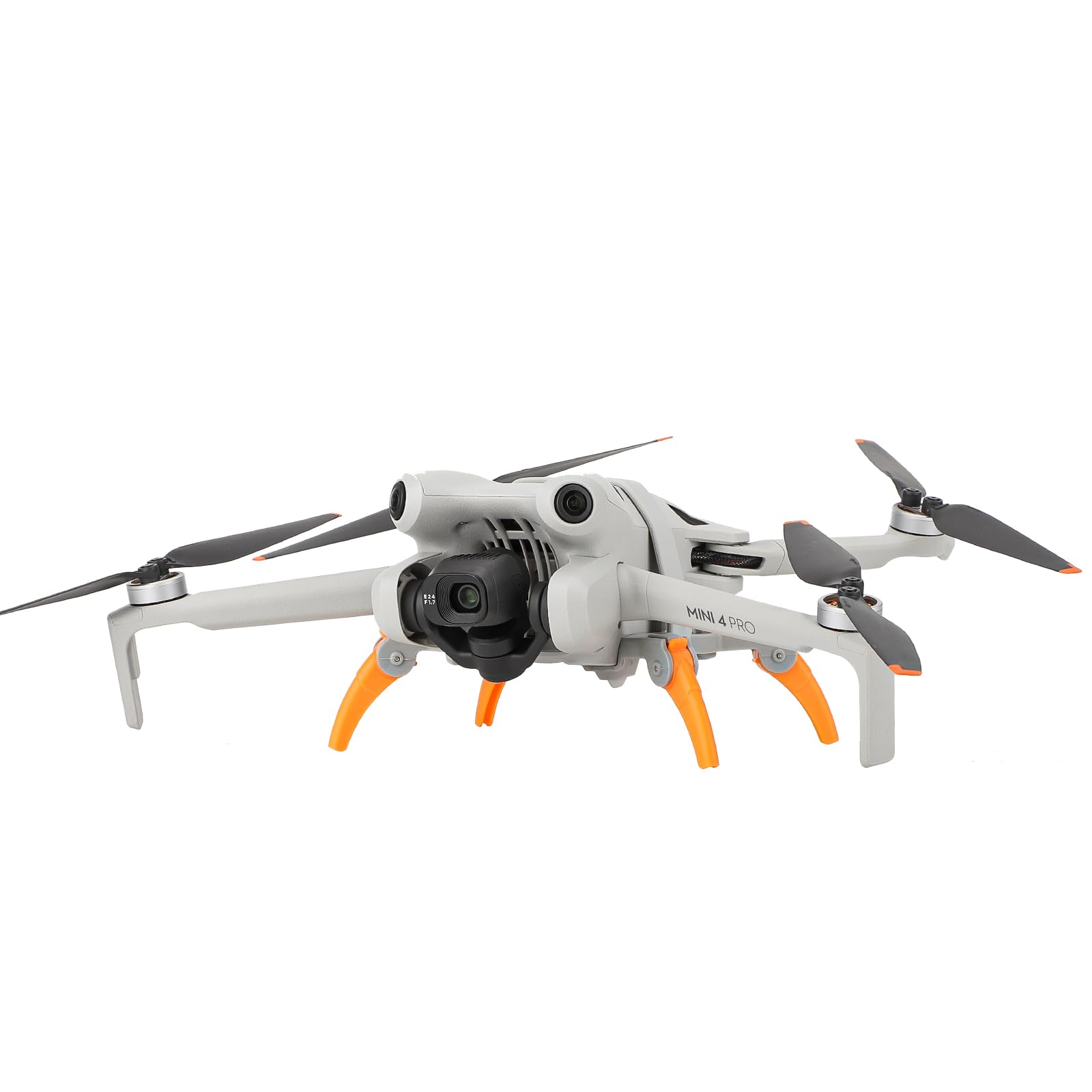 FPVtosky Landegestell für DJI Mini 4 Pro Drohne, DJI Mini 4 Pro Drohne Spider Leg Foldable Extension Kit, Landing Gear für DJI Mini 4 Pro Drohne Zubehör (Orange) von FPVtosky