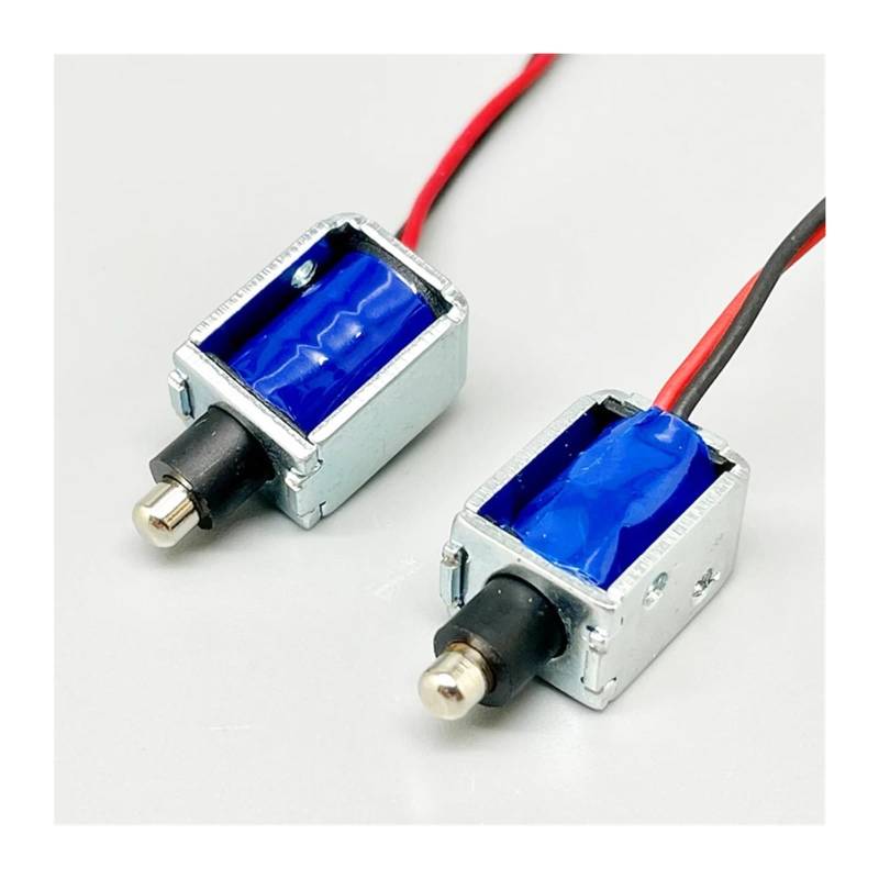 2PC DC 3V 5V 6V Frame Type Push-pull Electromagnet Solenoid Valve for Electromagnetic Lock von FQHIDMOMX