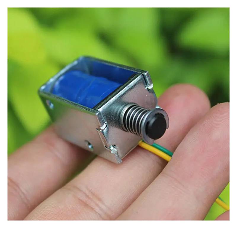 6.8mm Stroke DC 12V DC Electromagnet Push-Pull Through Type DC Solenoid Magnet von FQHIDMOMX