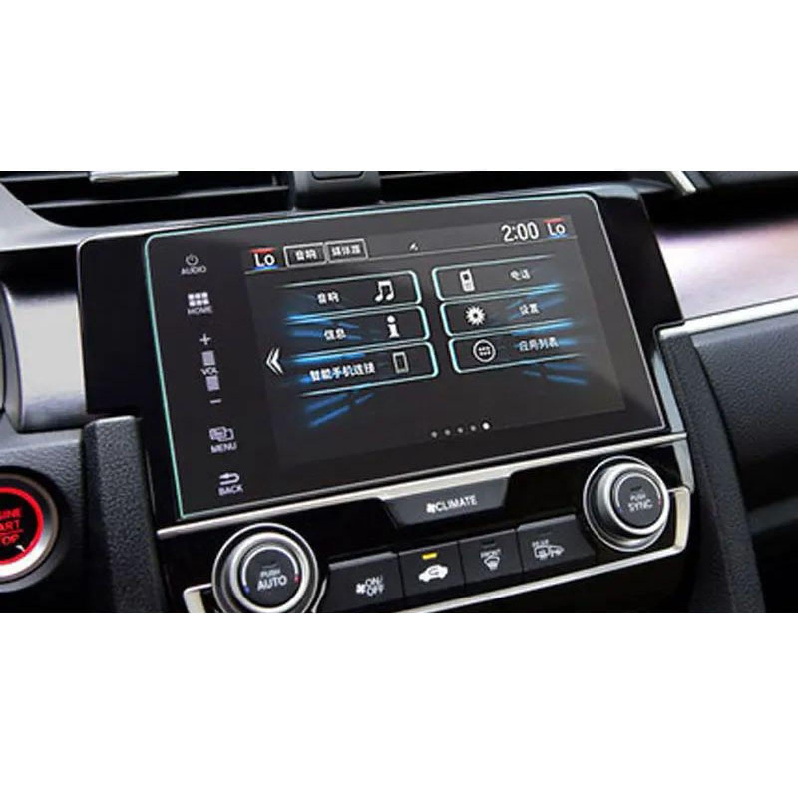 FQUIPCLU Navigation Schutzfolie Für Honda Civic 2016-2020 Auto Touch GPS Navigation Displayschutzfolie gehärtetem gehärtetem von FQUIPCLU