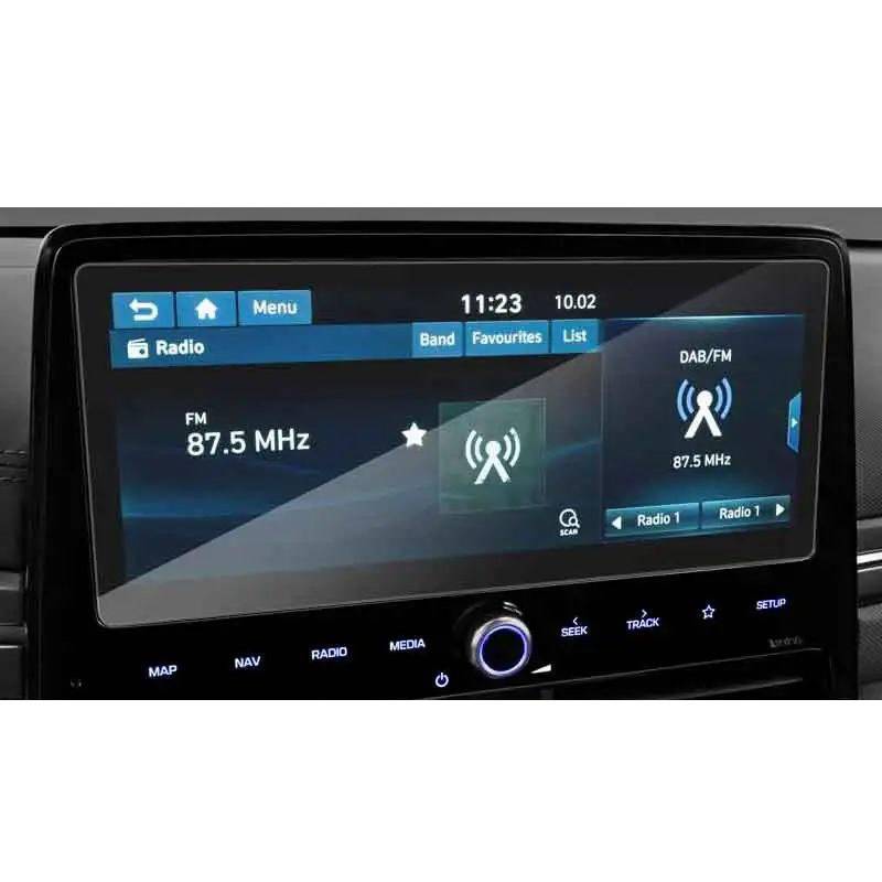 FQUIPCLU Navigation Schutzfolie Für Hyundai Ioniq 2020 10,25 Zoll Radio GPS Navigation Gehärtetem Glas Screen Protector Film von FQUIPCLU