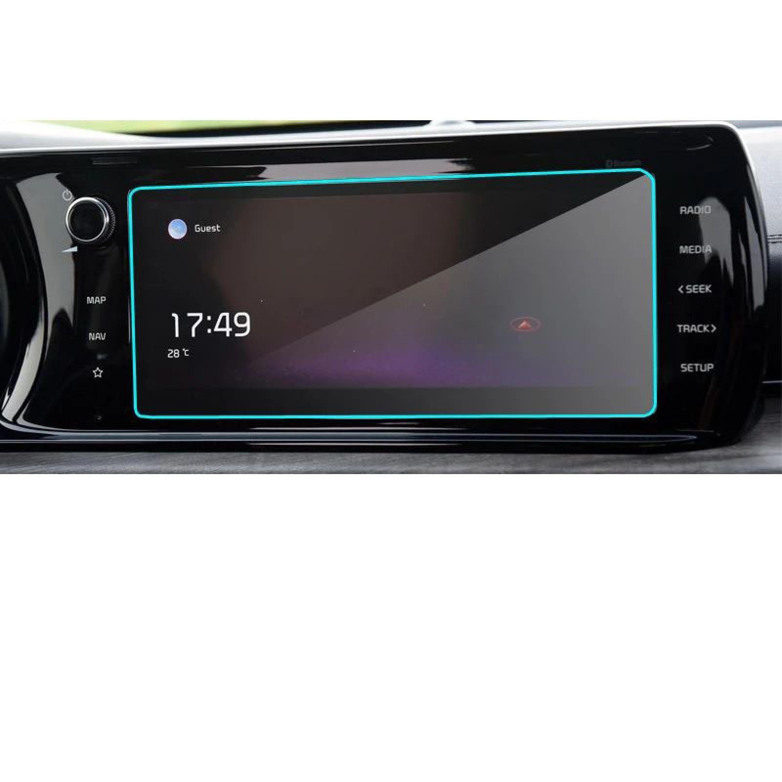 FQUIPCLU Navigation Schutzfolie Für Kia K5 Optima 2020 2021 Auto GPS Navigation Gehärtetem Glas Bildschirm Stahl Schutz Film von FQUIPCLU