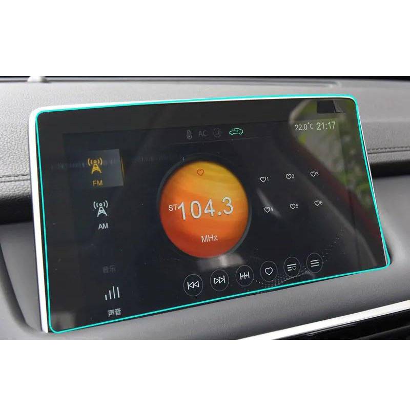 FQUIPCLU Navigation Schutzfolie Für MG HS Interior 2021 Auto Displayschutzfolie Auto GPS Navigation Gehärtetem Glas Displayschutzfolie von FQUIPCLU