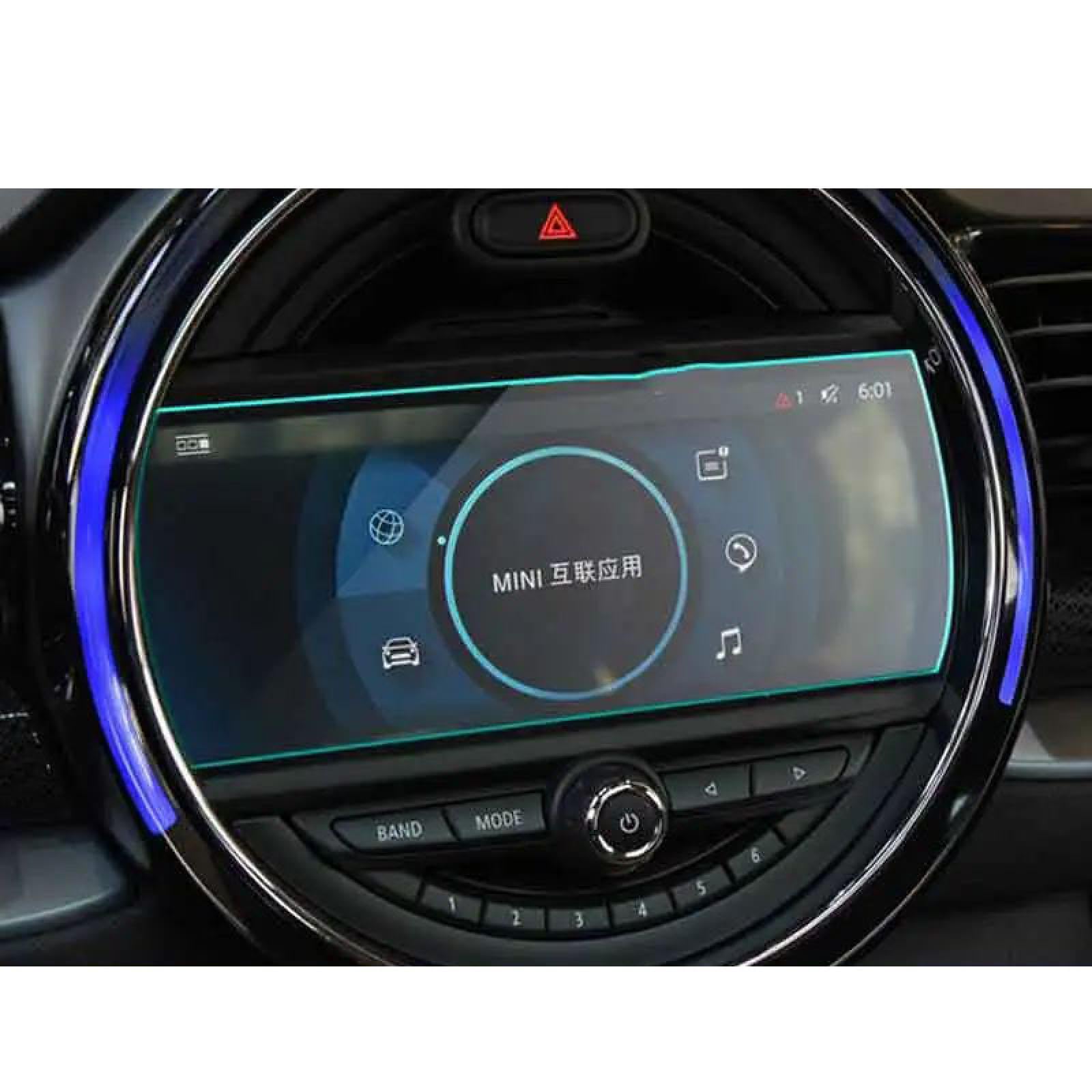 FQUIPCLU Navigation Schutzfolie Für Mini Cooper Countryman 2021 2022 8,8-Zoll-Auto-GPS-Navigation, Displayschutzfolie aus gehärtetem Glas (für GPS) von FQUIPCLU