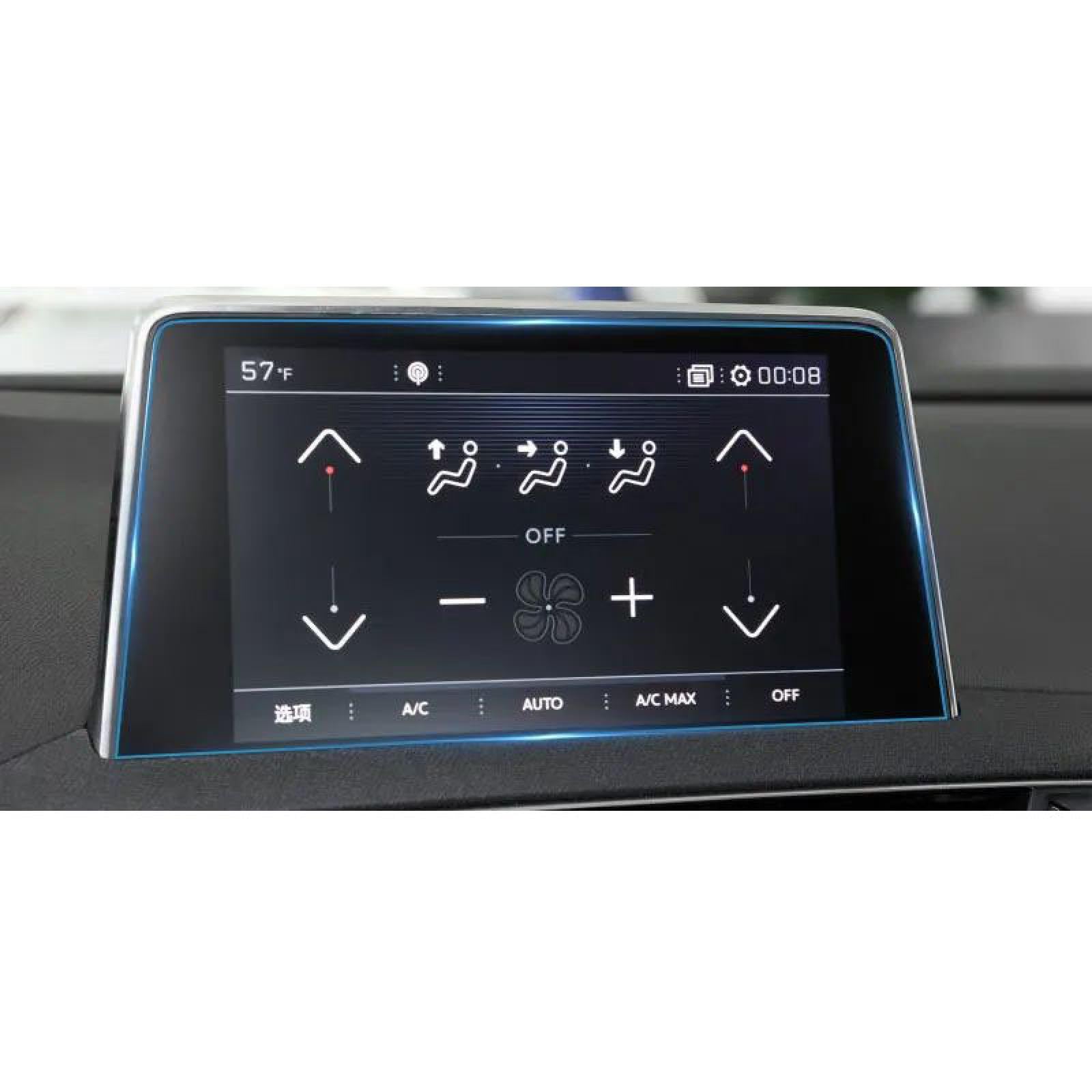 FQUIPCLU Navigation Schutzfolie Für Peugeot 3008 5008 3008GT 4008 2017-2019 Auto GPS Navigation Gehärtetem Glas Displayschutzfolie von FQUIPCLU