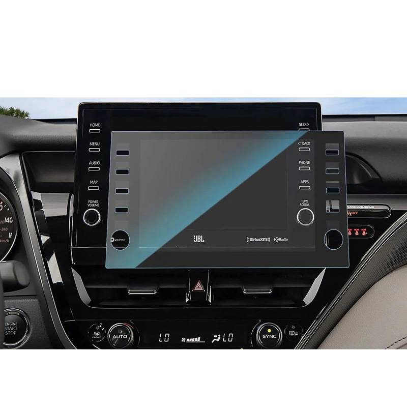 FQUIPCLU Navigation Schutzfolie Für Toyota Camry 2021-2023 Auto GPS Navigation Schutz Film 9 Zoll Bildschirm Gehärtetem Glas Film von FQUIPCLU