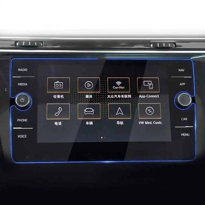 FQUIPCLU Navigation Schutzfolie Für VW T-ROC T ROC 2017-2022 Autonavigation LCD-Display Displayschutzfolie aus gehärtetem Glas von FQUIPCLU