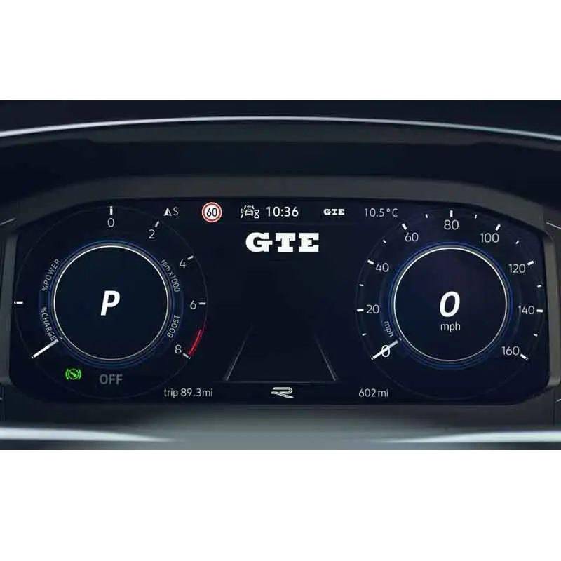 FQUIPCLU Navigation Schutzfolie Für VW Tiguan 2021 2022 Auto-Navigations-Armaturenbrett, gehärtetes Glas, LCD-Bildschirmschutzfolie (Instrument) von FQUIPCLU