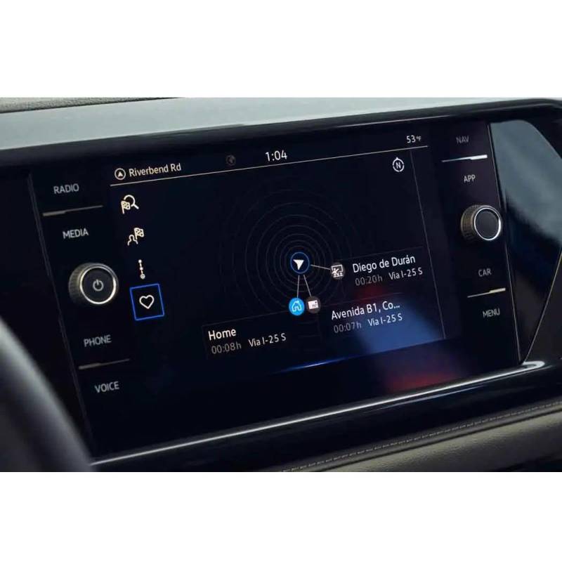 FQUIPCLU Navigation Schutzfolie Für VW Tiguan 2021 2022 Autonavigations-LCD-Bildschirmschutzfolie aus gehärtetem Glas (GPS) von FQUIPCLU