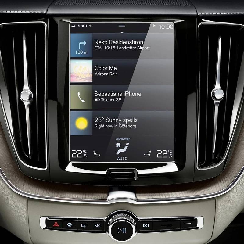 FQUIPCLU Navigation Schutzfolie Für Volvo V90 XC90 S90 XC60 2018-2021 Autonavigation Displayschutzglas 9H Härte Stärker von FQUIPCLU