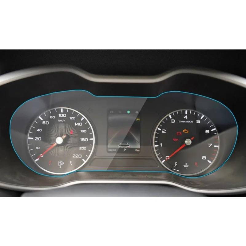 FQUIPCLU Navigation Schutzfolie für MG ZS 2020-2020 Auto-GPS-Navigation, Bildschirmschutzfolie aus gehärtetem Glas, Aufkleber (Instrumentenfolie) von FQUIPCLU