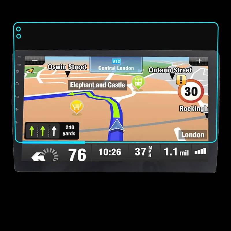 FQUIPCLU Navigation Schutzfolie für Seicane Auto GPS Navigation Gehärtetem Glas Schutz Film Dimension 229 * 129 * 217mm 9 Zoll von FQUIPCLU