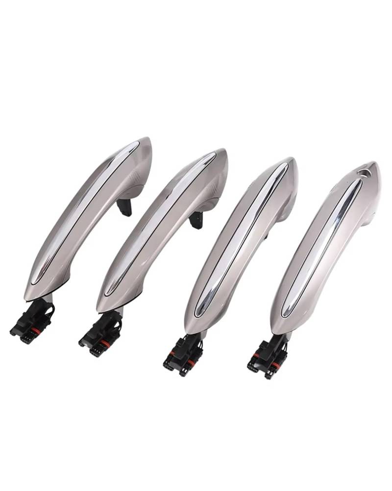 Auto Türgriff 4 STÜCKE Champagner Außentürgriff Set Mit Für 5 6 7 Serie F07 F10 F11 F06 F12 Zubehör Teile Türgriff Außen von FQYYWL