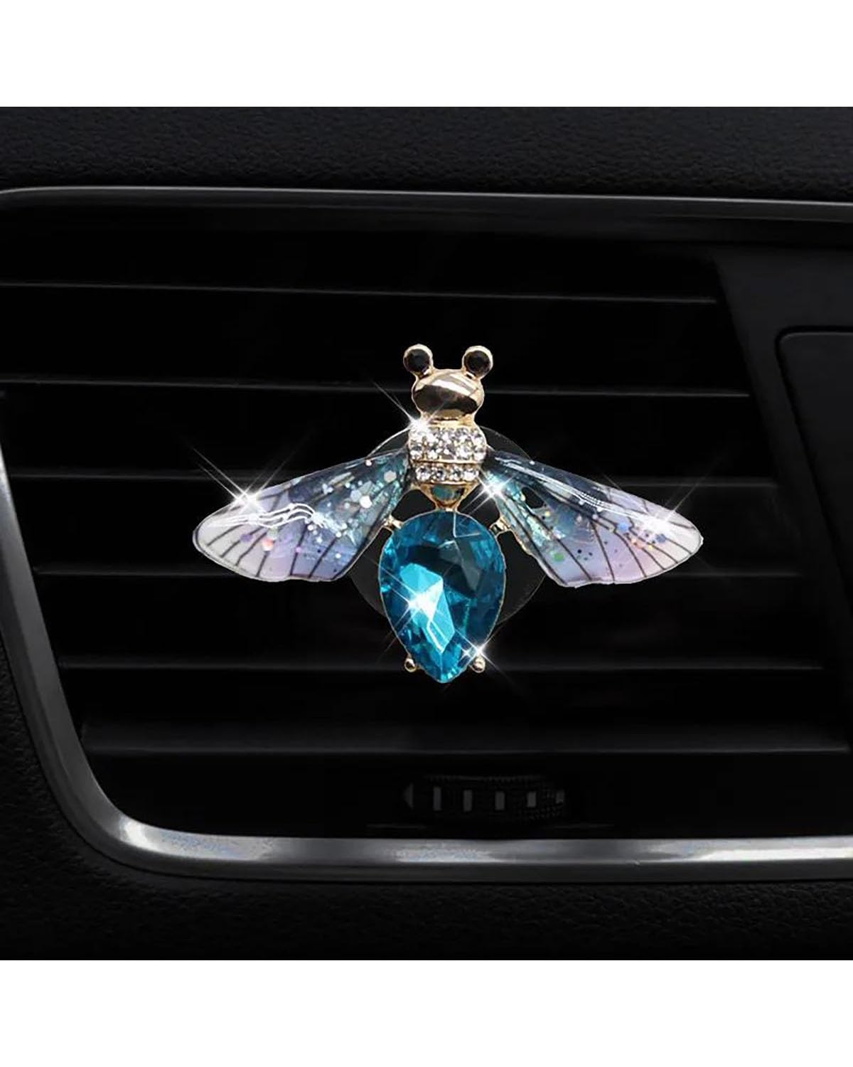 Car Perfum Auto Air Outlet Aromatherapie Clip Parfüm Clip Diamant Clips Parfüm Lufterfrischer Clip Auto Innen Zubehör Lufterfrischer(Type 2) von FQYYWL