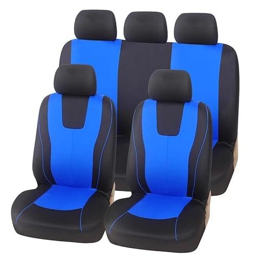 FQYYWL syshi Universal-Komplettset Autositzbezug Autositzbezüge Autositzschutz Van-Sitzbezüge(Full Set Blue) von FQYYWL