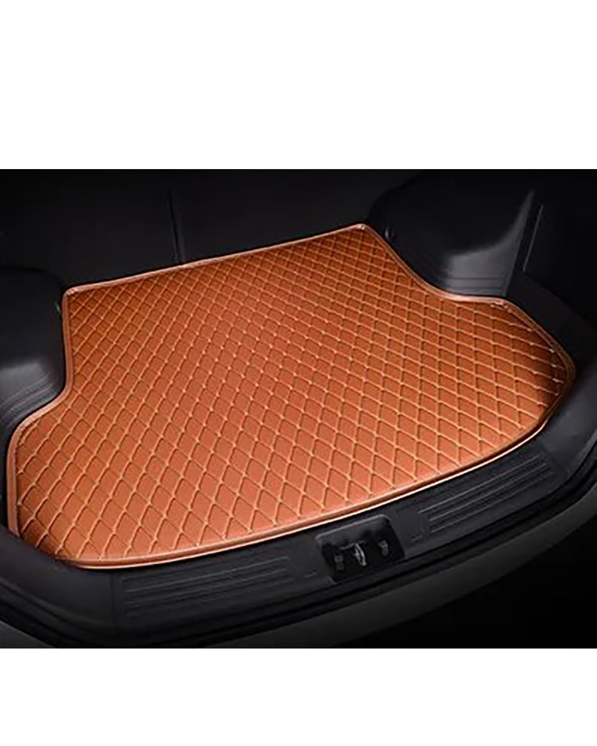 Kofferraumwanne Für XPENG Für G3 Für P7 Für P5 Für G9 Auto Cargo Liner Autos Zubehör Auto Kofferraummatte Kofferraummatte(Brown) von FQYYWL