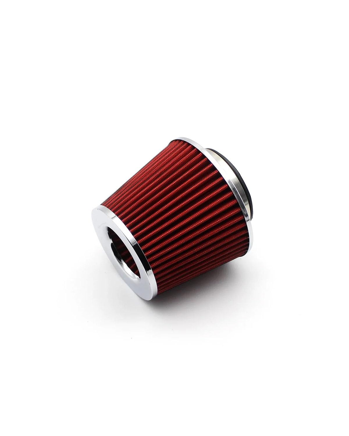 Luftfilter Für Sport Racing Auto Motor Lufteinlass 90 80 76 70 63MM Auto Luftfilter Kaltlufteinlass Universalfilter 2.5 3.5 Zoll Autoluftfilter(Red) von FQYYWL