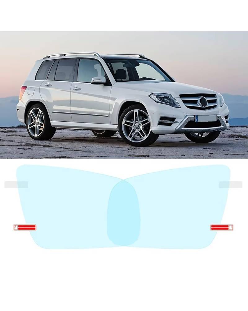 Rückansicht Auto Spiegelfolie Außenspiegel-Regenfolien Für Benz Für GLK-Klasse Für X204 GLK280 GLK300 GLK350 GLK220 250 300 220 250 Vollabdeckung Antibeschlagfolie Regendichtes Autozubehör Autospiegel von FQYYWL