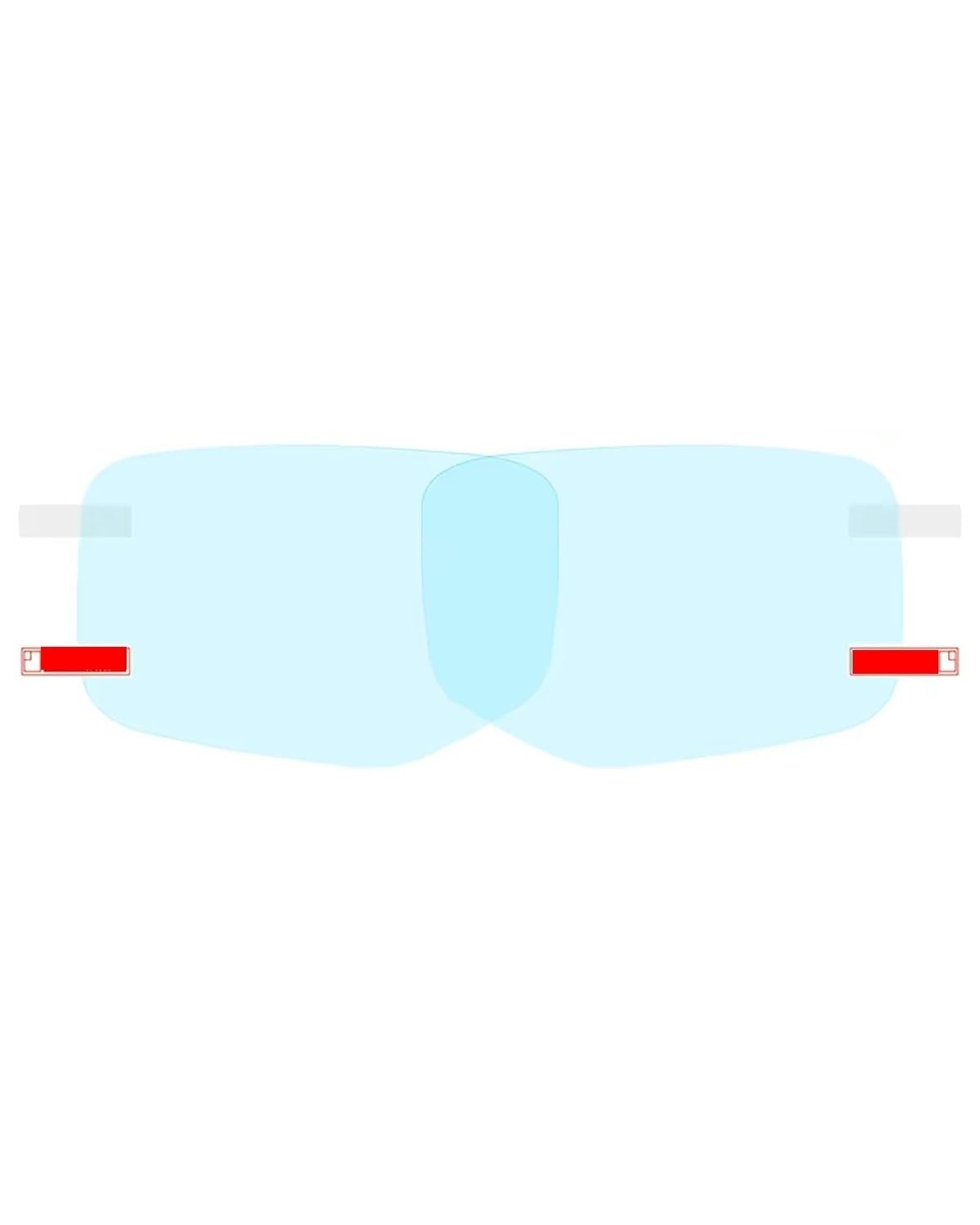 Rückansicht Auto Spiegelfolie Für Accord 2003-2020 Volle Abdeckung Anti-Fog-Film Rückspiegel Regendicht Klar Anti-Fog-Filme Autozubehör Autospiegelaufkleber(H) von FQYYWL