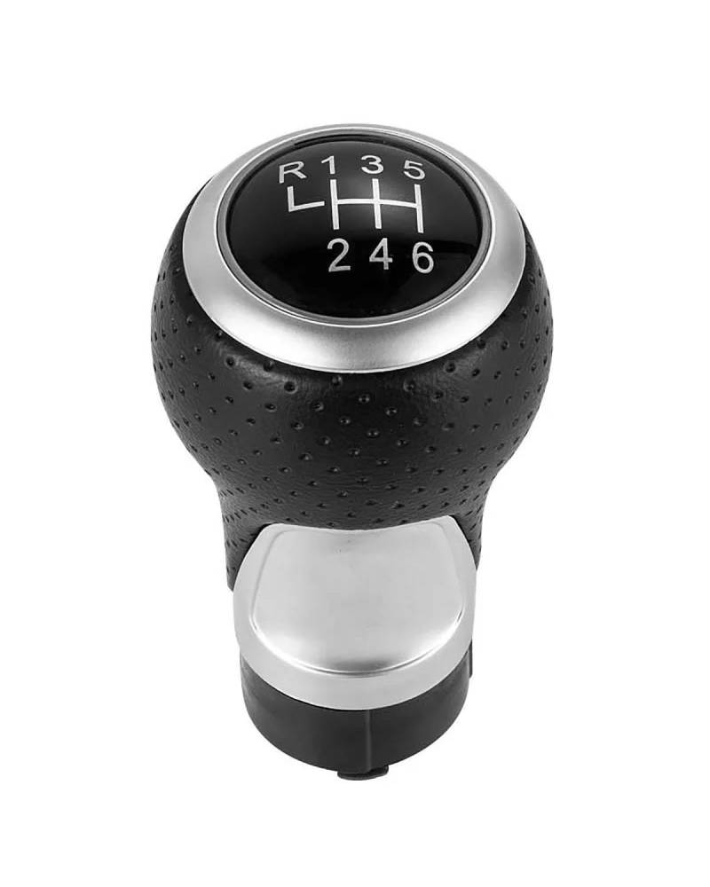 Schaltknauf Für A4 B6 B7 B8 Für A6 S4 8K Für A5 8T Für Q5 8R S Linie Ibiza 6J Leon Mk1 12mm 5 6 Geschwindigkeiten Auto Schaltknauf Handball Shift knob(Chrome 12345R) von FQYYWL