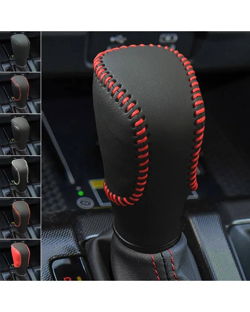 Schaltknauf Für Civic 2022-2023 Fit 2021-2023 Für Accord 2018-2023 Auto-Schalthebel-Halsbänder Lederkopfknopf Handbremsgriffabdeckung Shift knob(Style8) von FQYYWL